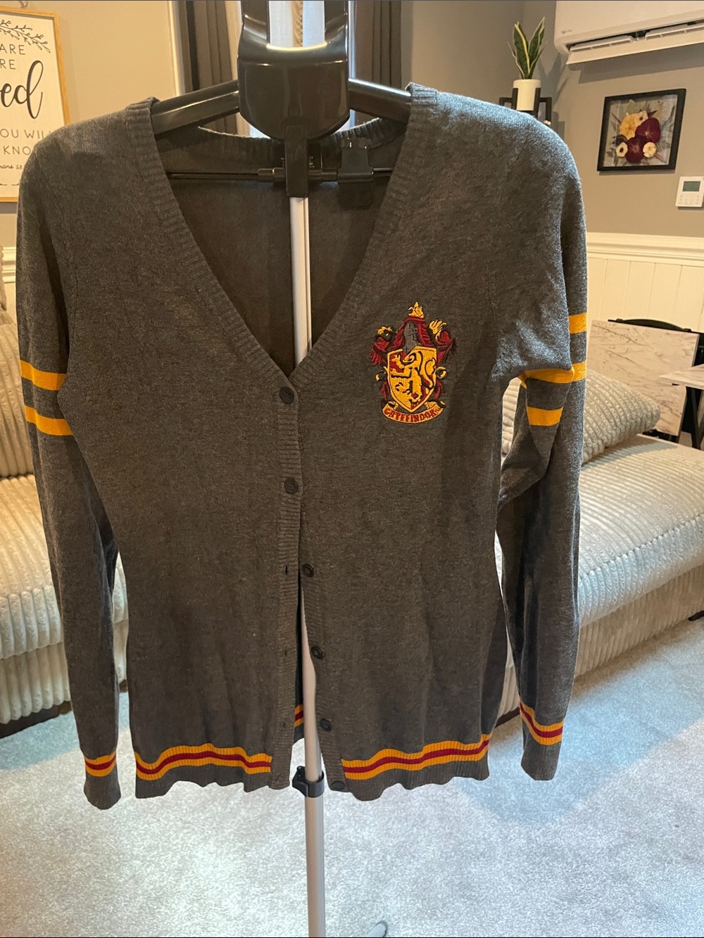 Gray & Gold women’s Button-Front Sweater Cardigan